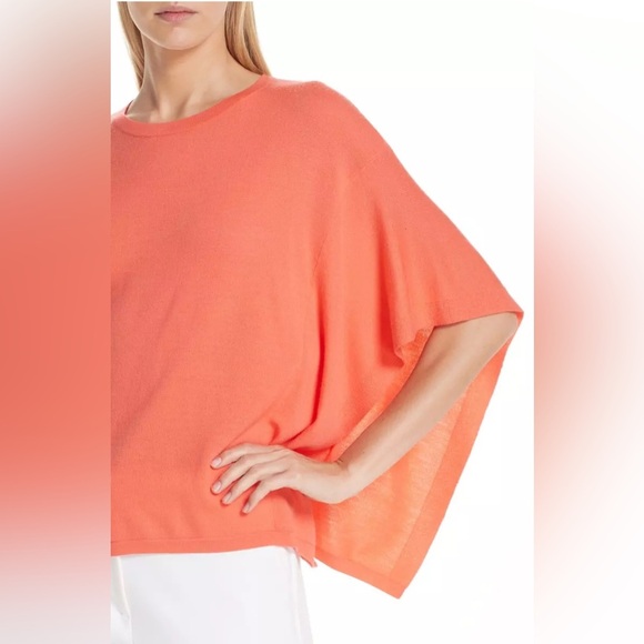 St. John Float Jacquard Merino Wool Butterfly Sweater In Blossom Medium - Picture 2 of 16